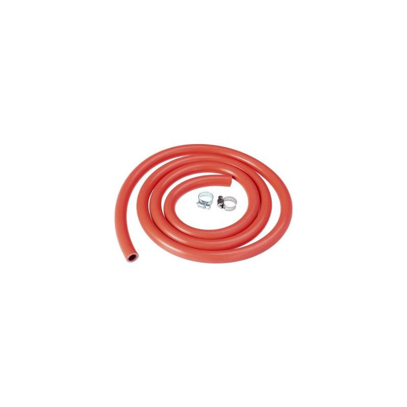 ABBASALI New 150cm Flexible Gas Pipe Rubber Natural Liquefied Gas Stove Water Heater Gas Tube with 2 Fittings Orange