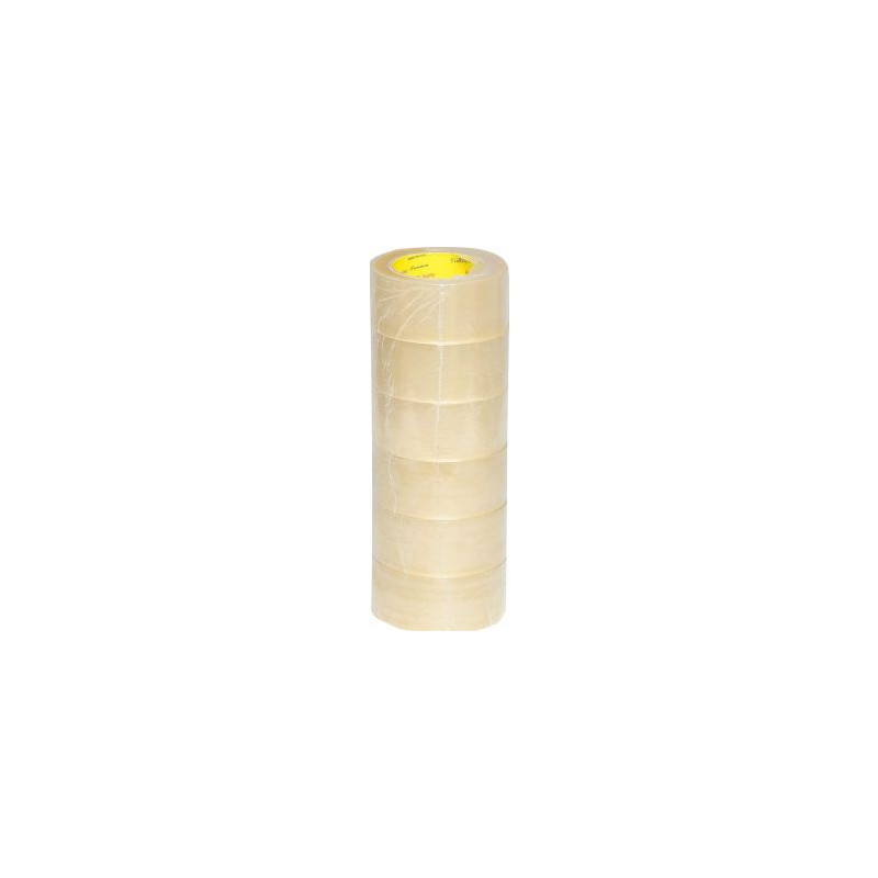 ABBASALI Clear Packaging Tapes 2 x 100 yards Pack of 6