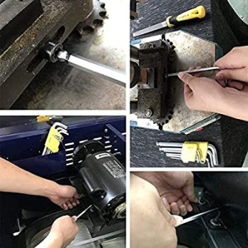 ABBASALI Hex Key Set 9 Piece Long Arm Ball Point Allen Hex Key Wrench Hex Key Set Metric Long 1.5 mm10 mm