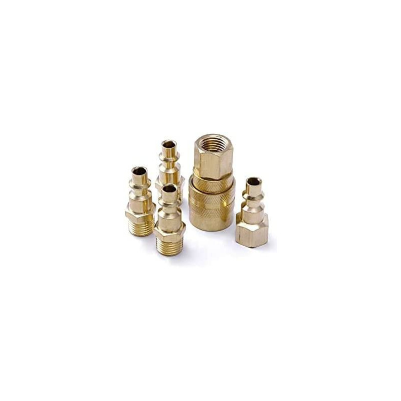Abbasali 5Pcs Brass Quick Coupler Set Heavy Duty