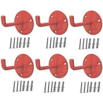 Fire Extinguisher Hook Mount Extinguisher Bracket Wall Hanging Clip Red Color 1