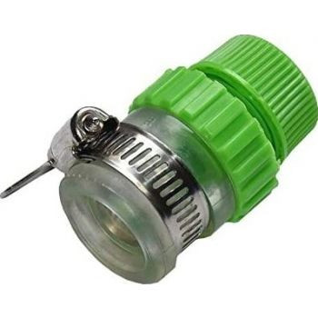 LIFANG 12 hose round tap connectors 16mm Quick Connector garden Irrigation tap Washing Machine water gun adapter 1pcs Green