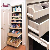 ABBASALI Steel Ball Bearing Drawer Runner Cabinet Rail For Computer Table Clothing Cabinets 10 inch