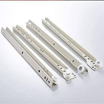 ABBASALI Steel Ball Bearing Drawer Runner Cabinet Rail For Computer Table Clothing Cabinets 10 inch