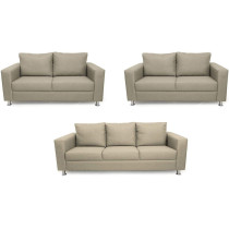 A to Z Furniture Silentnight Shanghai Seven Seater Sofa Set in Beige Color