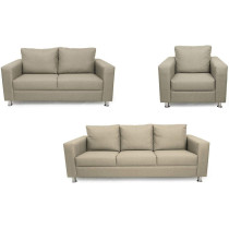 A to Z Furniture Silentnight Shanghai Five Seater Sofa Set in Beige Color