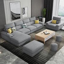 Overstuffed Multifunction Wooden Frame Furniture Sofa Living Room Full Set