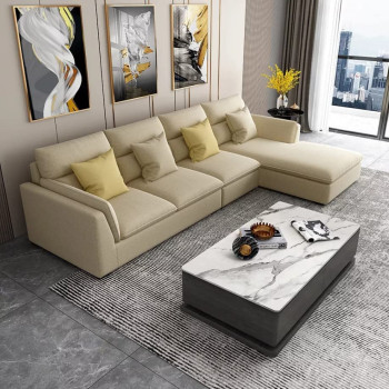 Overstuffed Multifunction Wooden Frame Furniture Sofa Living Room Set