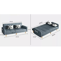 Light Luxury Fabric Sofa Bed Sectional Furniture
