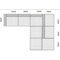 Living Room Sofa Fashion Fabric Combination Set Furniture Simple Leisure Brown