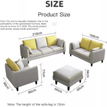 3 2 1 Seat Upholstery Fabric Small Living Room Furniture Sectionals Design Sofa Set
