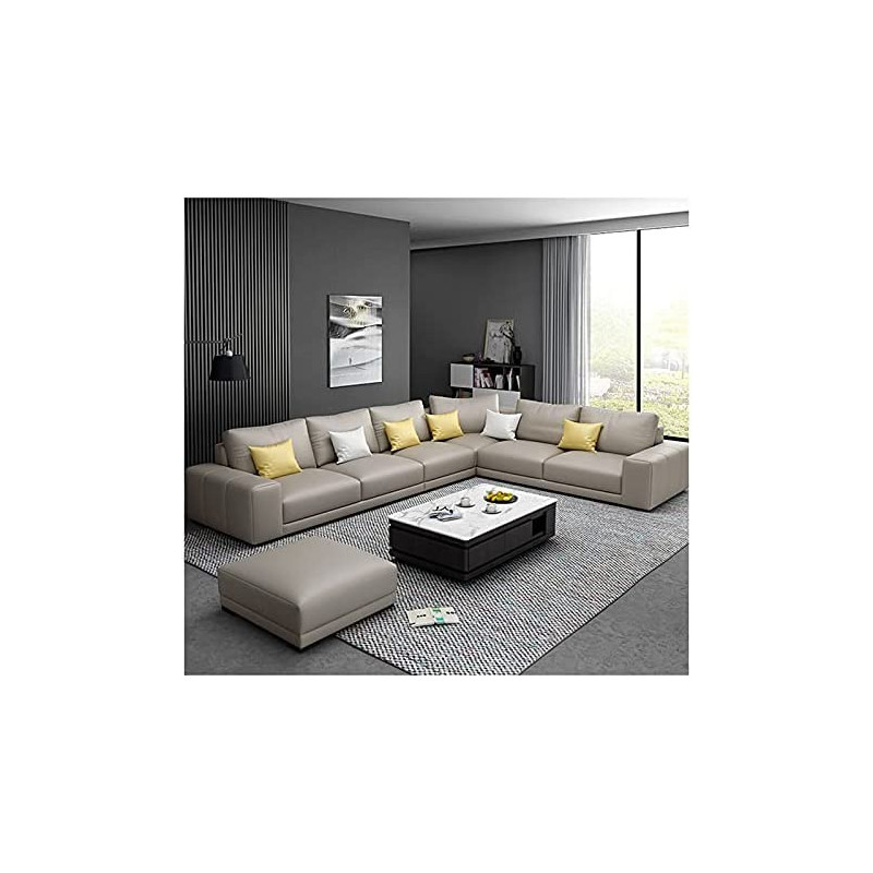 Nordic Style Luxury Furniture Sofa Set Corner Sofa L Shaped Sofa Cream