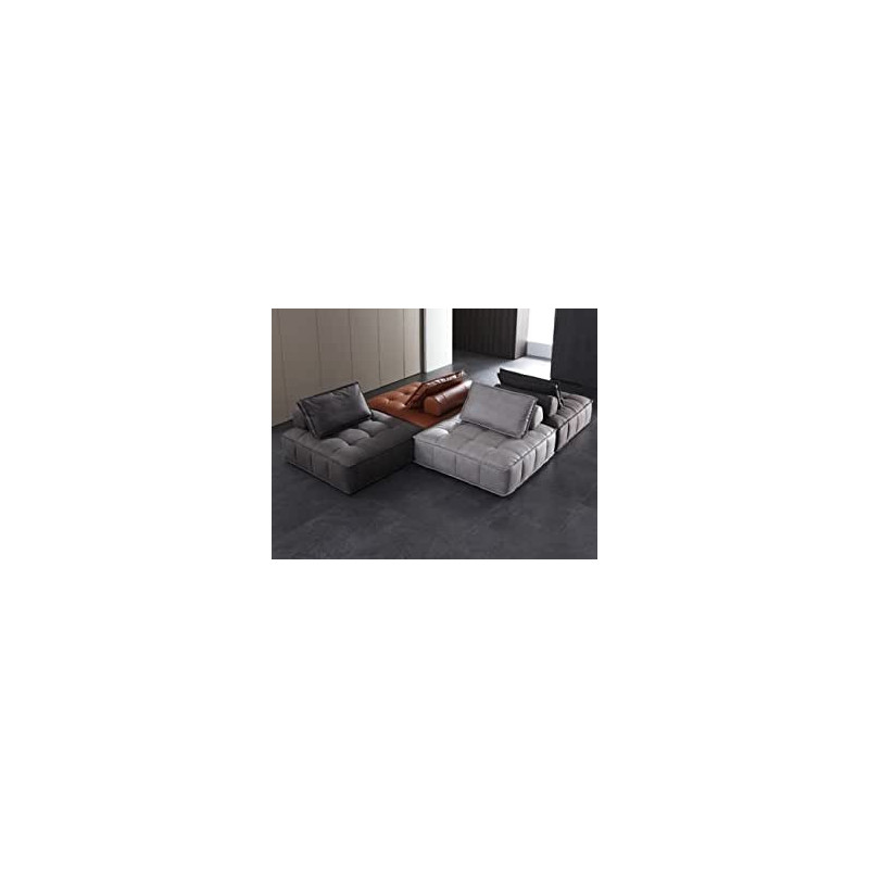 Block Sofa Lazy Curd Block Creative Armless Large Module Italian Cloth Art Piedmont Sofa