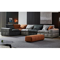 Living Room Sofa Sofa Fashion Sofa Combination Set Cafe Hotel Furniture Simple Leisure Sofa