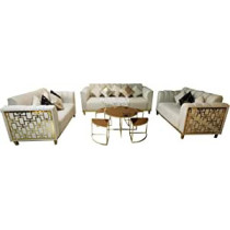 Arm Grill Sofa Set Combination Of 3 2 2 Pillows Are Also Included