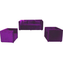 Living Room Sofa Set Fashion Fabric Sofa Set Combination Sofa Cafe Hotel Furniture 3 1 1 Office Spfa Purple