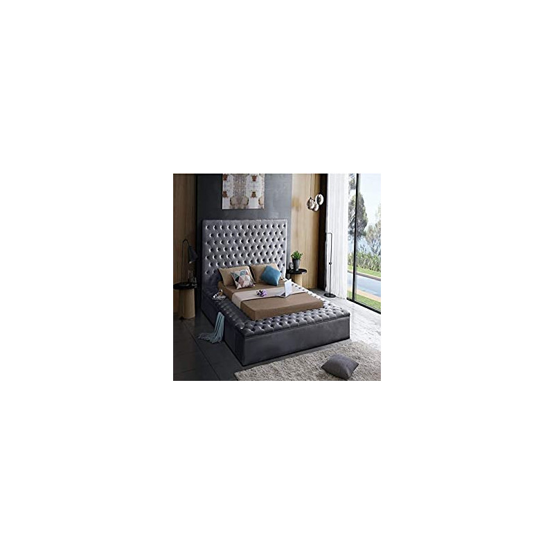 Tami Upholstered Storage Bench Platform Bed 180X200Cm King Size