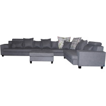 Corner Sofa Set Model 168 Grey