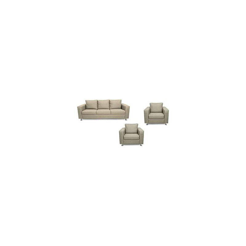 A to Z Furniture Silentnight Shanghai Five Seater 3 1 1 Sofa Set in Beige Color