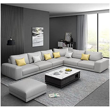 Nordic Style Luxury Furniture Sofa Set Corner Sofa L Shaped Sofa L Grey