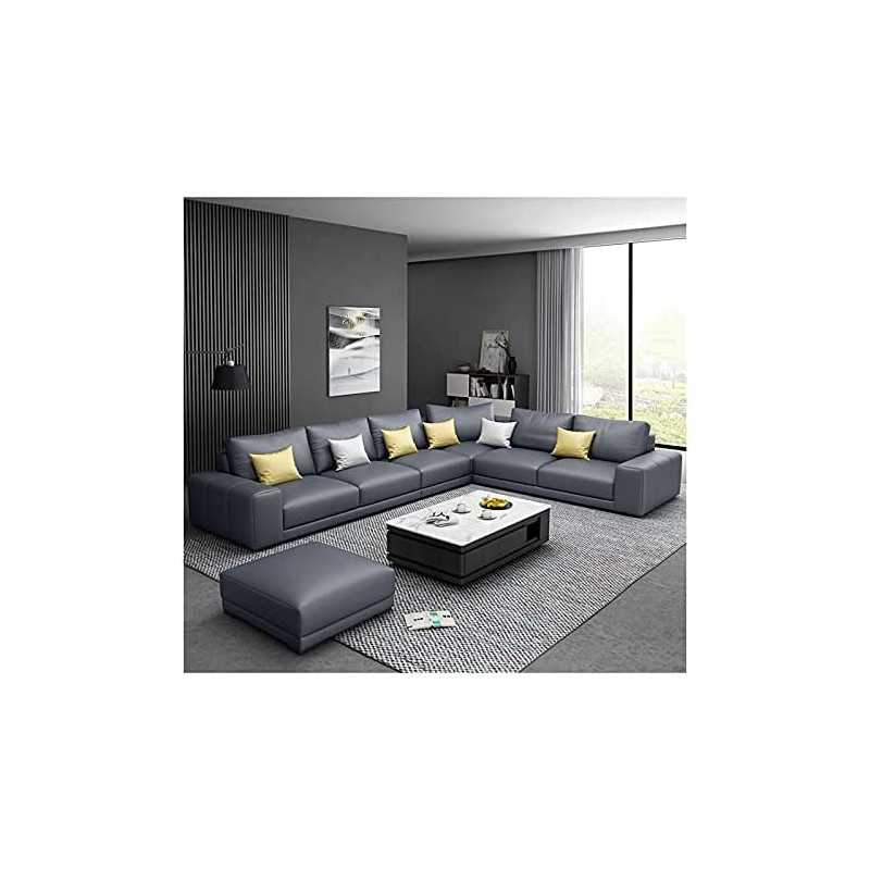 Nordic Style Luxury Furniture Sofa Set Corner Sofa L Shaped Sofa Grey