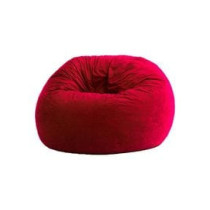 Good Luck Furniture Suede Bean Bag Maroon
