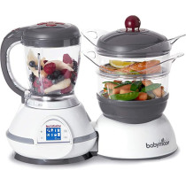 Babymoov Nutribaby Steamer & Blender Food Processor Puree Maker Warms Bottles And Jars Sterilizes & Defrosts