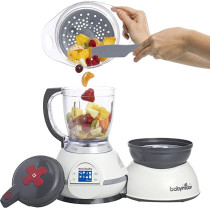 Babymoov Nutribaby Steamer & Blender Food Processor Puree Maker Warms Bottles And Jars Sterilizes & Defrosts