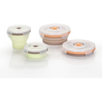 Babymoov Collapsible Silicon Food Storage Containers 2 X 240 Ml 2 X 400Ml