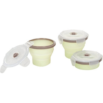 Babymoov Collapsible Silicon Food Storage Containers 3 X 240Ml