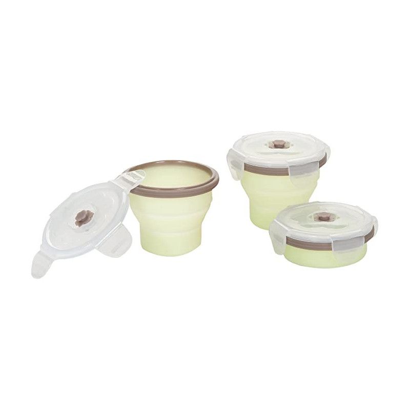 Babymoov Collapsible Silicon Food Storage Containers 3 X 240Ml