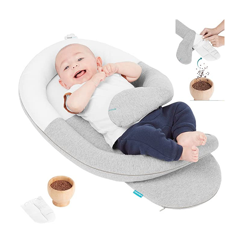 Babymoov Cloudnest Organic Soothing Lounger Original Colic Reducing Nest With A Warm Womblike Feel