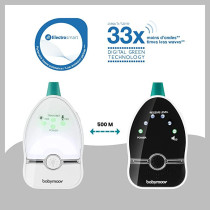 Babymoov Easy Care Audio Baby Monitor And Nightlight With Innovation Reduces The Wave Emissions 500 Meter Range
