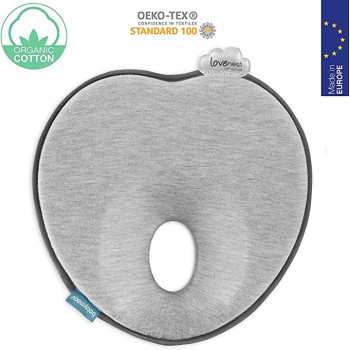 Babymoov Lovenest Baby Pillow Head Rest White 04 M Reduces Risks Of Flat Head Syndrome
