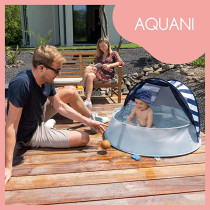 Babymoov Aquani Anti Uv Tent And Paddling Pool Mariniere