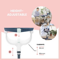 Babymoov Electric 360 Degree Comfort Swing Swoon Motion Petal Blue