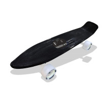 Jaspo Cruiser Longboard Complete Skateboard Cruiser Board Penny Board Short Board Surf Board Matt Black