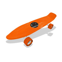 Jaspo Cruiser Longboard Complete Skateboard Cruiser Board Penny Board Short Board Surf Board Orange