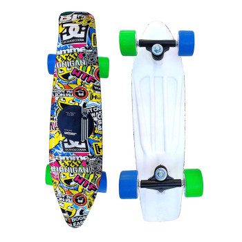 Jaspo Cruiser Longboard Complete Skateboard Penny Board Cruiser Board Short Board Surf Board Multi