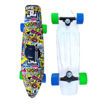 Jaspo Cruiser Longboard Complete Skateboard Penny Board Cruiser Board Short Board Surf Board Multi