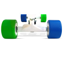 Jaspo Cruiser Longboard Complete Skateboard Penny Board Cruiser Board Short Board Surf Board Multi