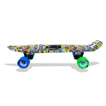 Jaspo Cruiser Longboard Complete Skateboard Penny Board Cruiser Board Short Board Surf Board Multi