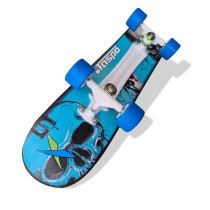 Jaspo Cruiser Longboard Concave Standard Skate Board For Kids Teens And Adults Surf Board Blue