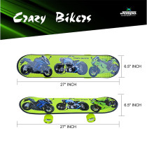 Jaspo Cruiser Longboard Concave Standard Skate Board For Kids Teens And Adults Surf Board Multi