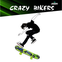 Jaspo Cruiser Longboard Concave Standard Skate Board For Kids Teens And Adults Surf Board Multi