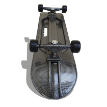 Jaspo Cruiser Longboard Concave Standard Skate Board For Kids Teens And Adults Surf Board Carbon Graphite