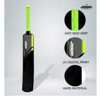 Jaspo Dominator Wooden Cricket T20 Bat Cricket Ball Wicket Set Bag Comfortable Rubber Grip Light Weight And Strong