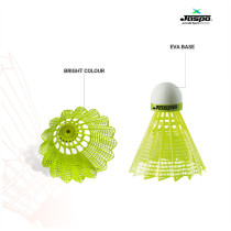Jaspo Badminton Shuttlecock Nylon Feather Shuttle Cork Pack Of 5 For For Indoor Outdoor Sports Training