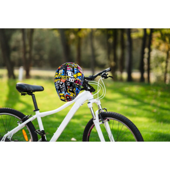 Jaspo Stunning Graffiti Helmet Bicycle Helmet Road Bike Mountain Bike Helmet Men And Women Breathable Helmet Riding Equipment
