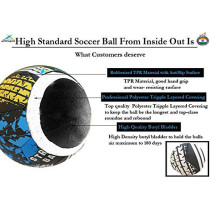 Jaspo Football Pcv 3 Ply Soccer Ball Indoor Outdoor Play Beach Ball